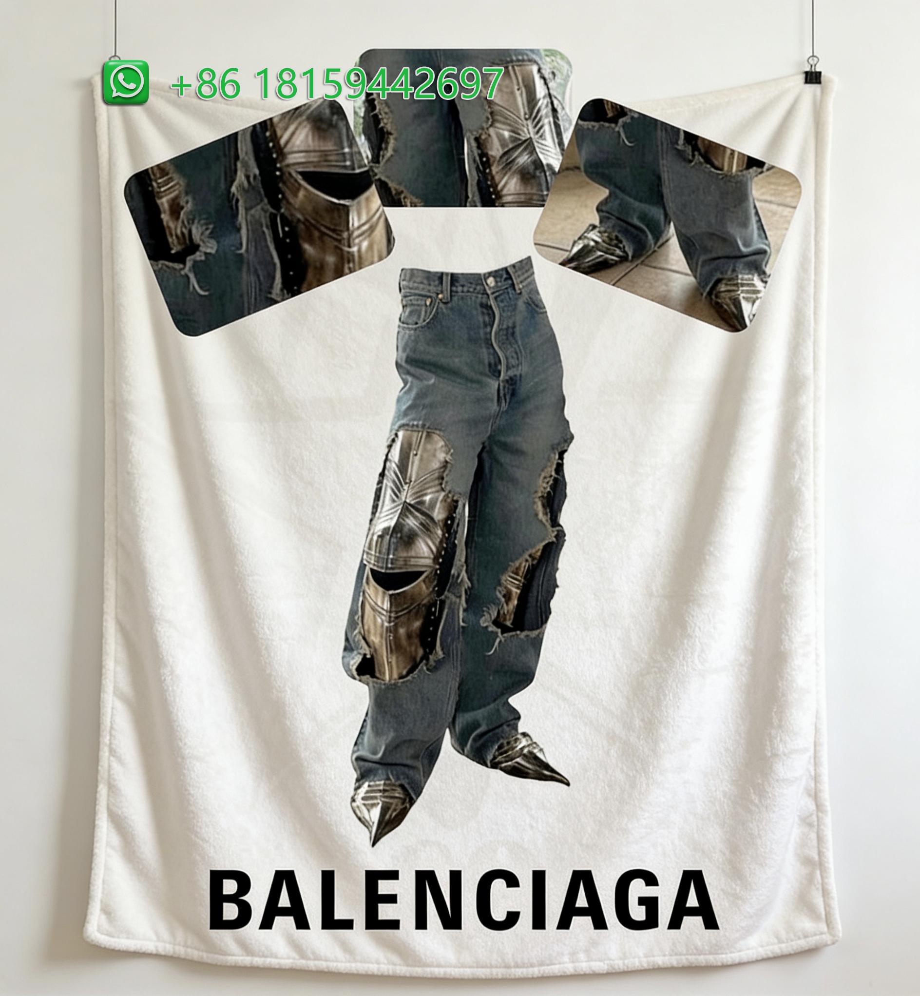 Balenciaga Throw Blankets